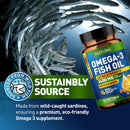 built-by-nature-omega-3-fish-oil-soft-gels---2400-mg-fish-oil-1440-mg-omega-3-864-mg-epa-576-mg-dha---extra-strength-brain-heart-health-support-supplement---120-softgels-3