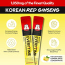 everytime-korean-red-ginseng-extract-1050mg-lemon---vegan-energy-drink-liquid-stick-supplements---builds-stamina-immunity-non-gmo-10-sticks-034-fl-oz-2