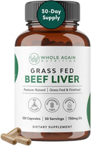 grass-fed-beef-liver-capsules---100-pasture-raised---no-fillers-or-flow-agents---120-count-3000mg-serving---30-day-supply---iron-and-energy---grass-fed-desiccated-liver-supplement-1