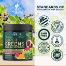 greens-powder-superfood-drink-mix---green-whole-food-blend-for-energy-gut-health-with-organic-wheat-grass-spirulina-chlorella-digestive-enzymes-antioxidant-probiotics-berry-flavor-30-servings-2