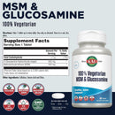 kal-100-vegetarian-msm-glucosamine---healthy-joint-support---vegan-glucosamine-and-msm-supplement---made-without-shellfish---lab-verified---60-day-guarantee---60-servings-60-tablets-2