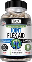 kaya-naturals-mobility-flex-aid---mobility-support-supplement-for-men-and-women---turmeric-capsules-with-glucosamine-sulfate---for-knee-support-and-mobility-health---30-count-1