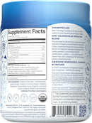 kos-calming-blue-spirulina-blend--usda-certified-organic---algae-superfood-powder-with-ashwagandha-root-lemon-balm-reishi-mushroom-b-vitamins---berry-coconut-cooler-flavor-28-servings-2