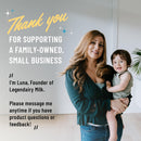 legendairy-milk-bovine-colostrum-chewable-tablets---daily-gut-health-immune-support---hair-skin-nails---50-igg-concentration---colostrum-supplement-for-women-men-kids---60ct-vanilla-flavor-6