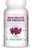 maxi-health-one-prenatal---womens-prenatal-vitamins-with-iron---enhanced-absorption-bioavailability---daily-multivitamin-for-women---multi-vitamin-mineral-supplement-for-adults---120-tablets-1