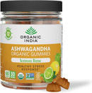 organic-india-ashwagandha-gummies-for-men-women---stress-supplement-ksm-66-ashwagandha-root-extra-strength-calm-chews-vegan-non-gmo---lemon-lime-60-gummies-1