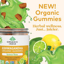 organic-india-ashwagandha-gummies-for-men-women---stress-supplement-ksm-66-ashwagandha-root-extra-strength-calm-chews-vegan-non-gmo---lemon-lime-60-gummies-2
