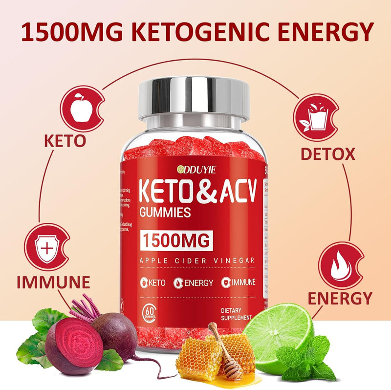 1-pack-apple-cider-vinegar-gummies-keto-acv-gummies-for-supports-metabolism-fat-burn-with-vitamin-b6-b12-acv-supplement-lemon-honey-flavor-60-vegan-for-women-and-men-2