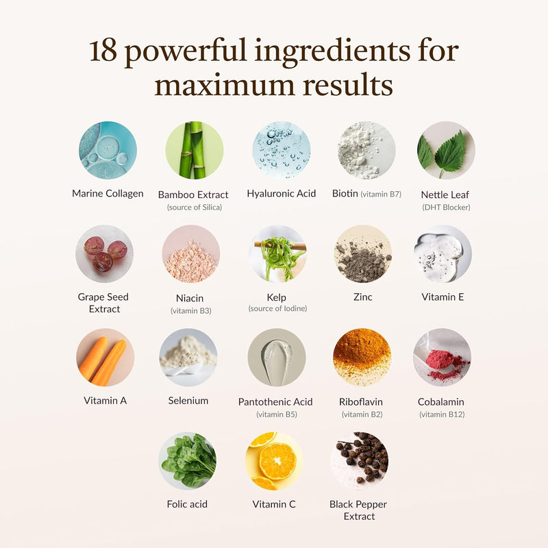 18-in-1-hair-growth-supplement-collagen-hyaluronic-acid-nettle-silica-biotin-grape-seed-extract-bamboo-stronger-thicker-longer-hair-supports-hair-volume-shine-scalp-nail-health-3