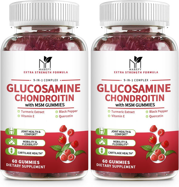 2-pack-glucosamine-chondroitin-gummies-glucosamine-1000mg-chondroitin-750mg-with-msm-turmeric-quercetin-vitamin-e-calcium---joint-health-support-supplement-for-men-women-raspberry-1