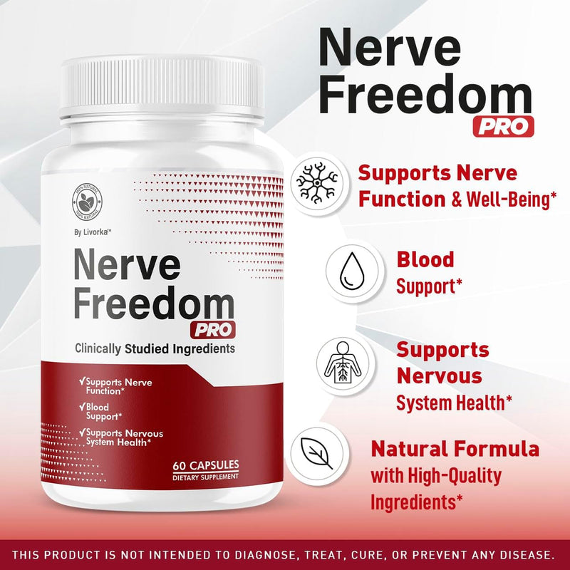 2-pack-nerve-freedom-pro---nervefreedom-pro-capsules-nervefreedom-supplement-support-nervefreedom-pro-pills-all-natural-ingredients-nerve-health-support-advanced-formula-120-capsules-for-2-month-2