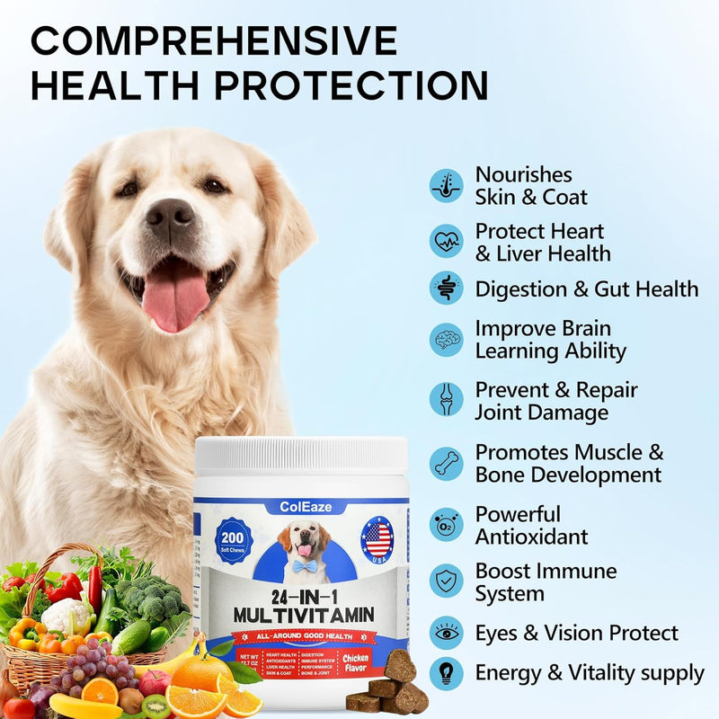 24-in-1-dog-multivitamin-chewable-200-chews-dog-vitamins-and-supplements-puppy-vitamins-with-glucosamine-for-dogs-pet-immune-skin-coat-mobility-gut-heart-health-hip-joint-support-2