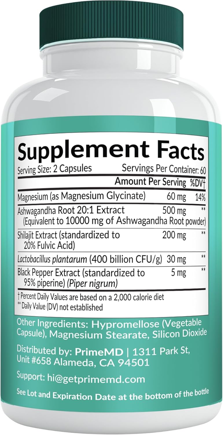 5-in-1-cortisol-supplement-with-ashwagandha-for-mood-stress-relaxation-adrenal-and-cortisol-support---herbal-supplements-with-shilajit-extract-magnesium-glycinate-probiotics-120-ct-pack-of-1-4