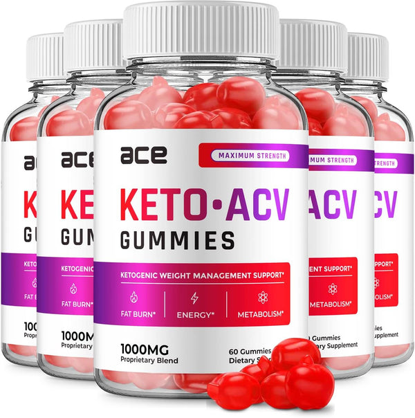 5-pack-ace-keto-acv-gummies---advanced-formula-ace-keto-plus-acv-gummies-apple-cider-vinegar-ace-acv-weight-management-dietary-supplement-reviews-men-women-300-gummies-1