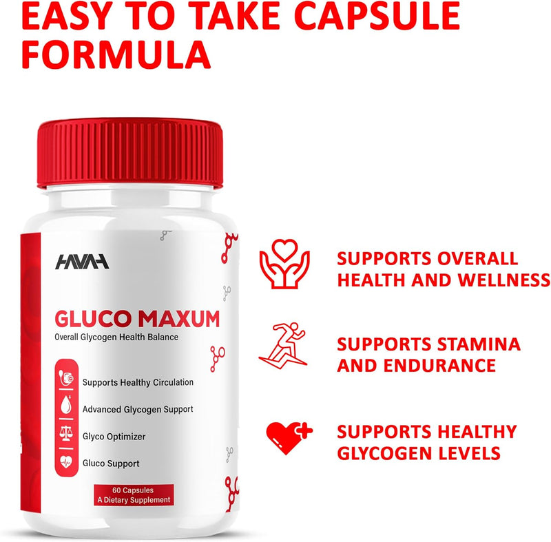5-pack-gluco-maxum-advanced-glycogen-support-supplement-gluco-max-capsules-glyco-maxum-maximum-strength-advanced-wellness-multivitamin-support-formula-glucomax-premium-support-pills-300-capsules-5
