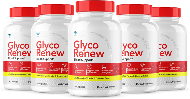 5-pack-glyco-renew-blood-support-supplement---glycorenew-pills-original-formula-glycogen-clean-advanced-extra-strength-glycol-renewal-capsules-renewed-natural-ingredients-300-capsules-1