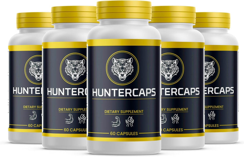 5-pack-hunter-caps-advanced-capsules-all-natural-huntercaps-supplement-for-maximum-strength-official-huntercaps-for-reviews-300-capsules-1