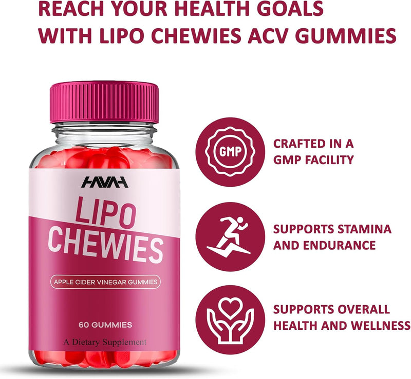 5-pack-lipo-chewies-keto-acv-gummies-keto-lipochewies-1000mg-apple-cider-vinegar-vitamin-b12-folic-acid-support-supplement-lipo-chewies-advanced-formula-300-gummies-4