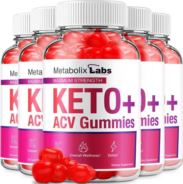 5-pack-metabolix-labs-keto-acv-gummies---advanced-formula-metabolix-keto-plus-weight-management-acv-gummies-apple-cider-vinegar-metabolix-acv-dietary-supplement-men-women-300-gummies-1