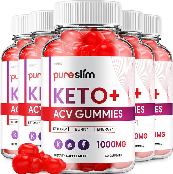 5-pack-pure-slim-keto-acv-gummies---advanced-formula-pureslim-keto-plus-acv-gummies-apple-cider-vinegar-pure-slim-acv-gummies-dietary-supplement-reviews-men-women-300-gummies-1