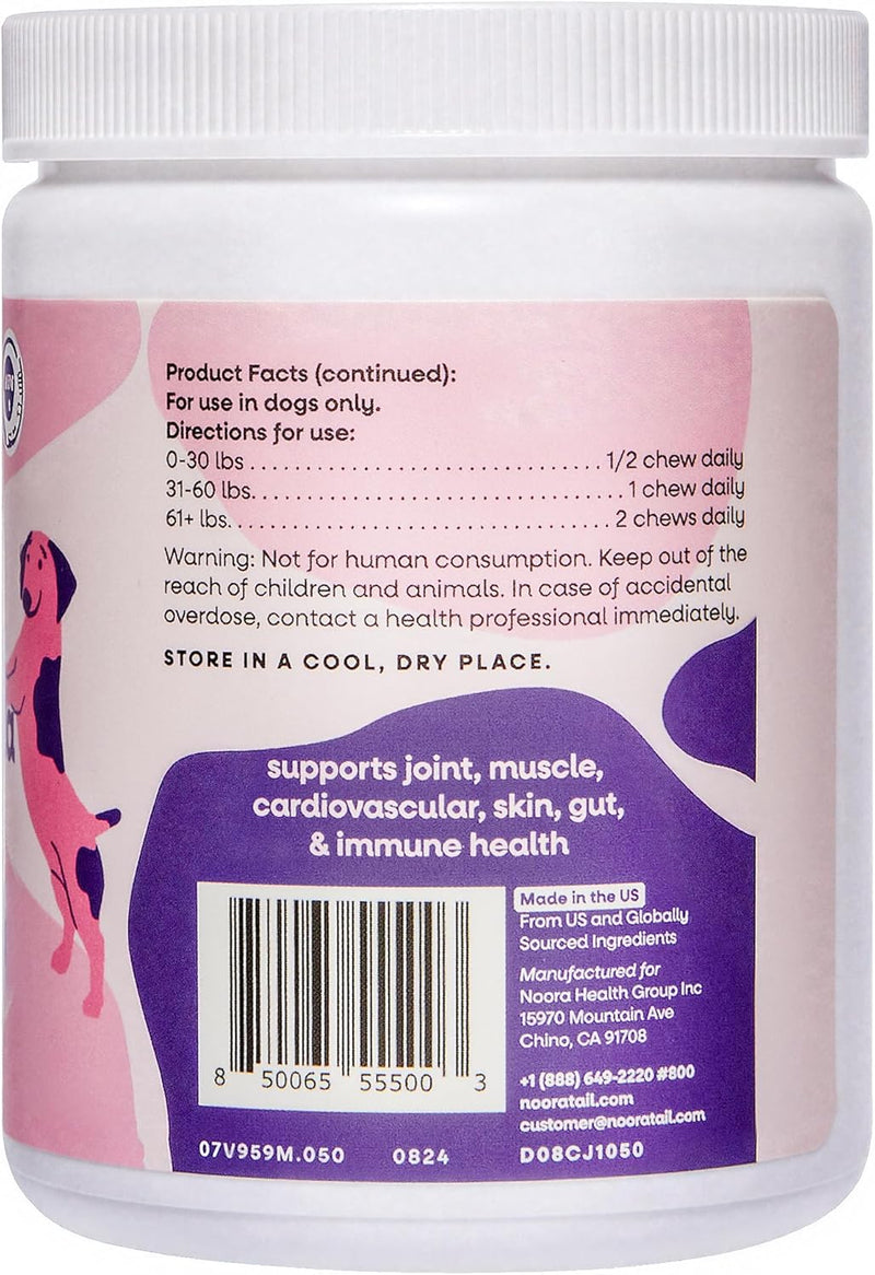 8-in-1-dog-multivitamin-health-supplement-for-joint-muscle-cardiovascular-skin-gut-immune-system-health-with-vitamins-msm-minerals-hyaluronic-acid-glucosamine-chondroitin-50-chews-5