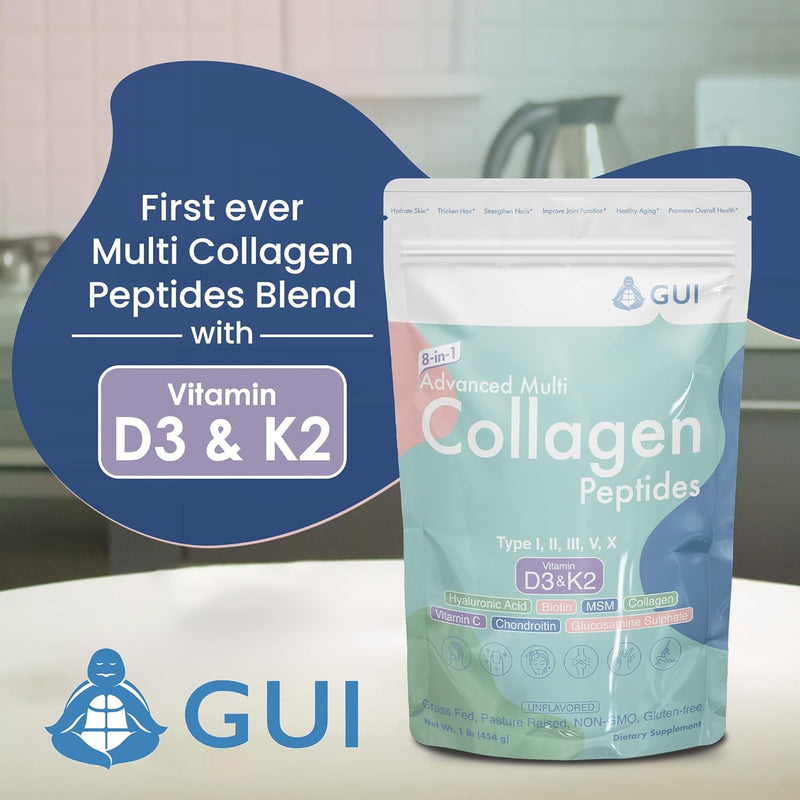 8in1-advanced-multi-collagen-peptides-16-oz---hydrolyzed-protein-type-i-ii-iii-v-x-with-vitamin-d3-k2-hyaluronic-acid-biotin-vitamin-c-msm-glucosamine-sulphate-chondroitin---unflavored-2
