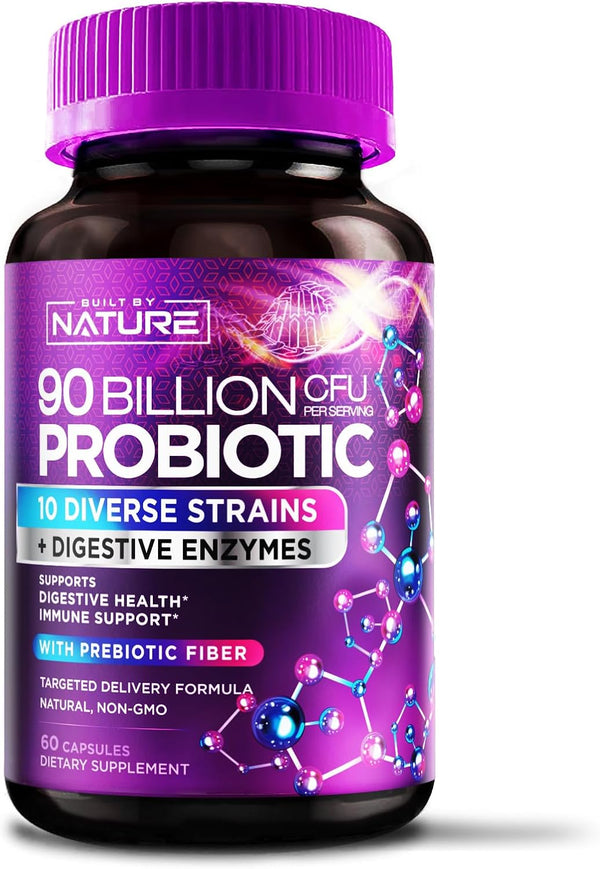 90-billion-cfu-probiotic---daily-digestive-gut-health-supplement-for-men-women---lactobacillus-acidophilus-bifidobacterium-prebiotics---non-gmo-gluten-dairy-free-shelf-stable---60-capsules-1