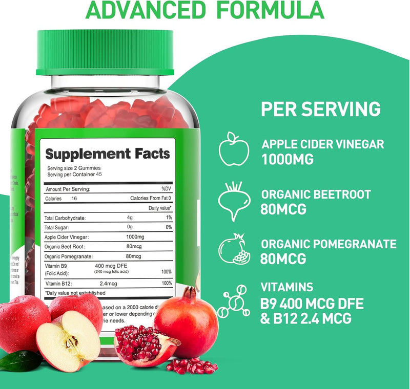 90-ct-apple-cider-vinegar-gummies-keto-acv-gummies-advanced-formula-with-1000mg-acv-beet-root-pomegranate-vegan-gluten-free-sugar-free-2-pack-2
