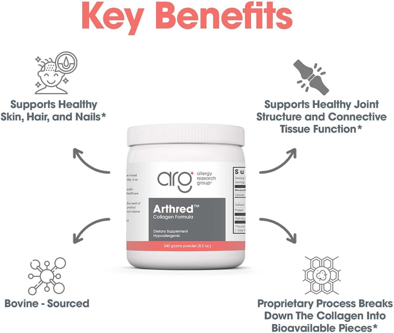allergy-research-group-arthred-supplement---collagen-powder-for-men-women-105g-collagen-peptides-bovine-sourced-arthred-powder-collagen-formula-hydrolyzed-collagen---85-oz-3
