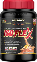 allmax-nutrition-isoflex-whey-protein-isolate-caramel-macchiato---2-lb---27-grams-of-protein-per-scoop---zero-fat-sugar---99-lactose-free---gluten-free-soy-free---approximate-30-servings-1