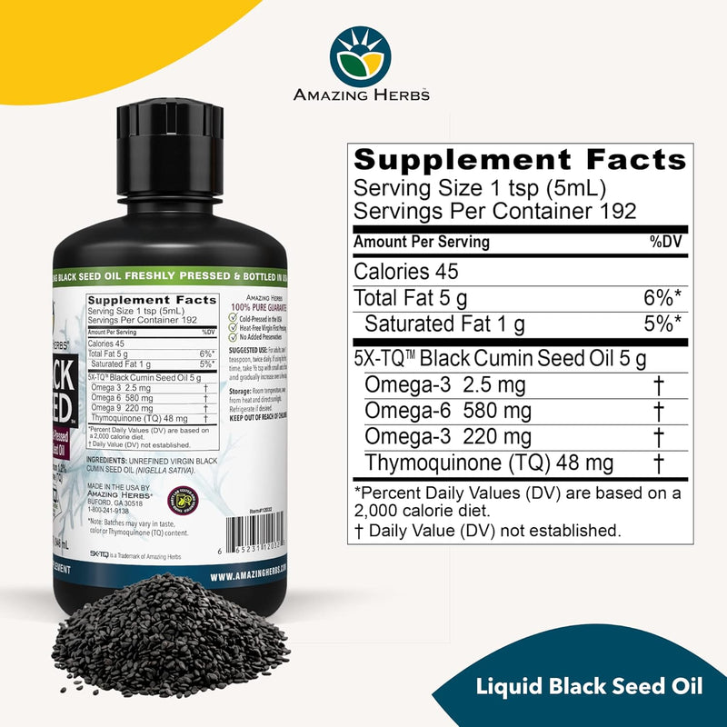amazing-herbs-premium-black-seed-oil---cold-pressed-nigella-sativa-aids-in-digestive-health-immune-support-brain-function-joint-mobility-gluten-free-non-gmo---32-fl-oz-pack-of-2-3