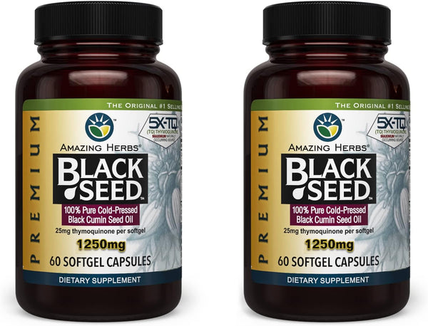 amazing-herbs-premium-black-seed-oil-capsules---high-potency-cold-pressed-nigella-sativa-aids-in-digestive-health-immune-support-brain-function---60-count-1250mg-pack-of-2-1