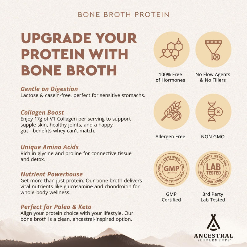 ancestral-supplements-grass-fed-protein-powder-chocolate-beef-bone-broth-based-wbeef-organs-organic-mushrooms-gut-health-support-high-protein-supplement-20g-protein-per-serving-30-day-supply-4