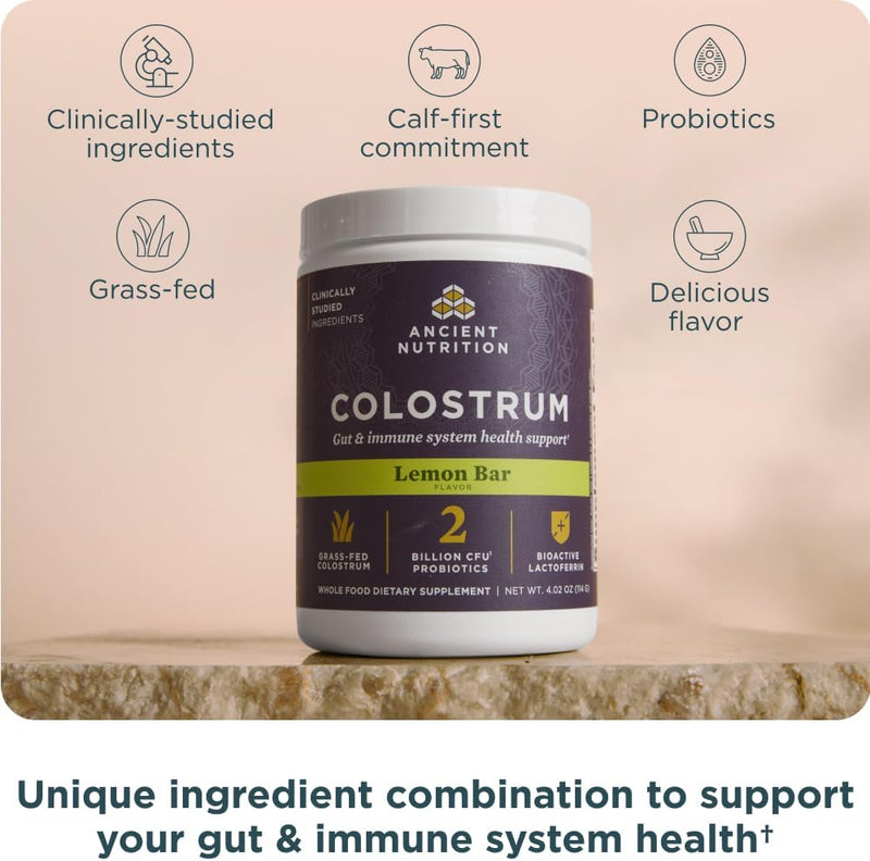 ancient-nutrition-colostrum-superfood-powder-grass-fed-bovine-colostrum-supports-healthy-gut-microbiome-and-immune-system-clinically-studied-lactoferrin-probiotics-lemon-bar-60-servings-2