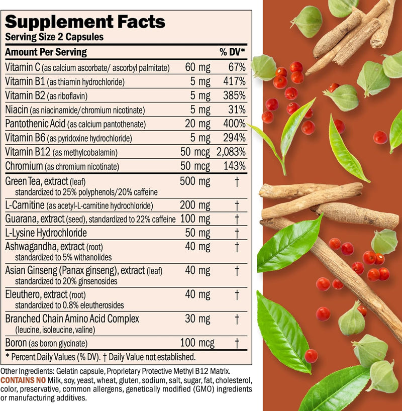 andrew-lessman-energy-and-fat-metabolism-factors-360-capsules---promotes-optimum-fat-burning-and-energy-metabolism-with-carnitine-green-tea-guarana-ginseng-b-complex-easy-to-swallow-capsules-2