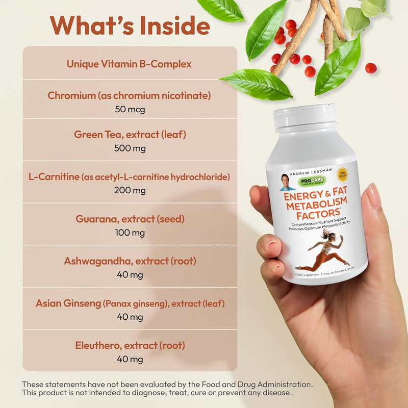 andrew-lessman-energy-and-fat-metabolism-factors-360-capsules---promotes-optimum-fat-burning-and-energy-metabolism-with-carnitine-green-tea-guarana-ginseng-b-complex-easy-to-swallow-capsules-3