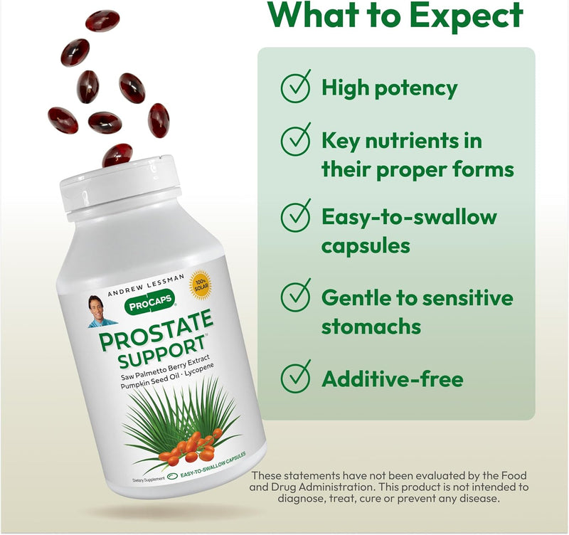 andrew-lessman-prostate-support-supplement-for-mens-health-180-softgels-no-additives---saw-palmetto-for-men-pumpkin-seed-oil-lycopene-omega-3-for-prostate-health-urinary-bladder-function-2