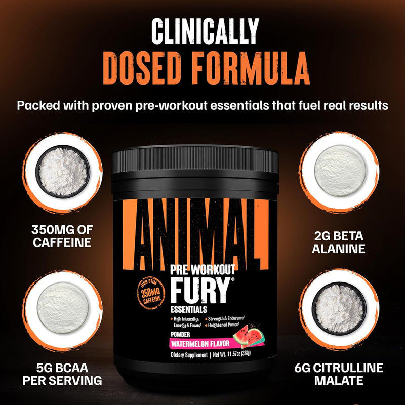 animal-fury-pre-workout-powder---watermelon-350mg-caffeine-bcaa-amino-acids-2g-beta-alanine-citrulline-tyrosine-energy-focus-strength-endurance-preworkout-for-men-women-20-servings-4