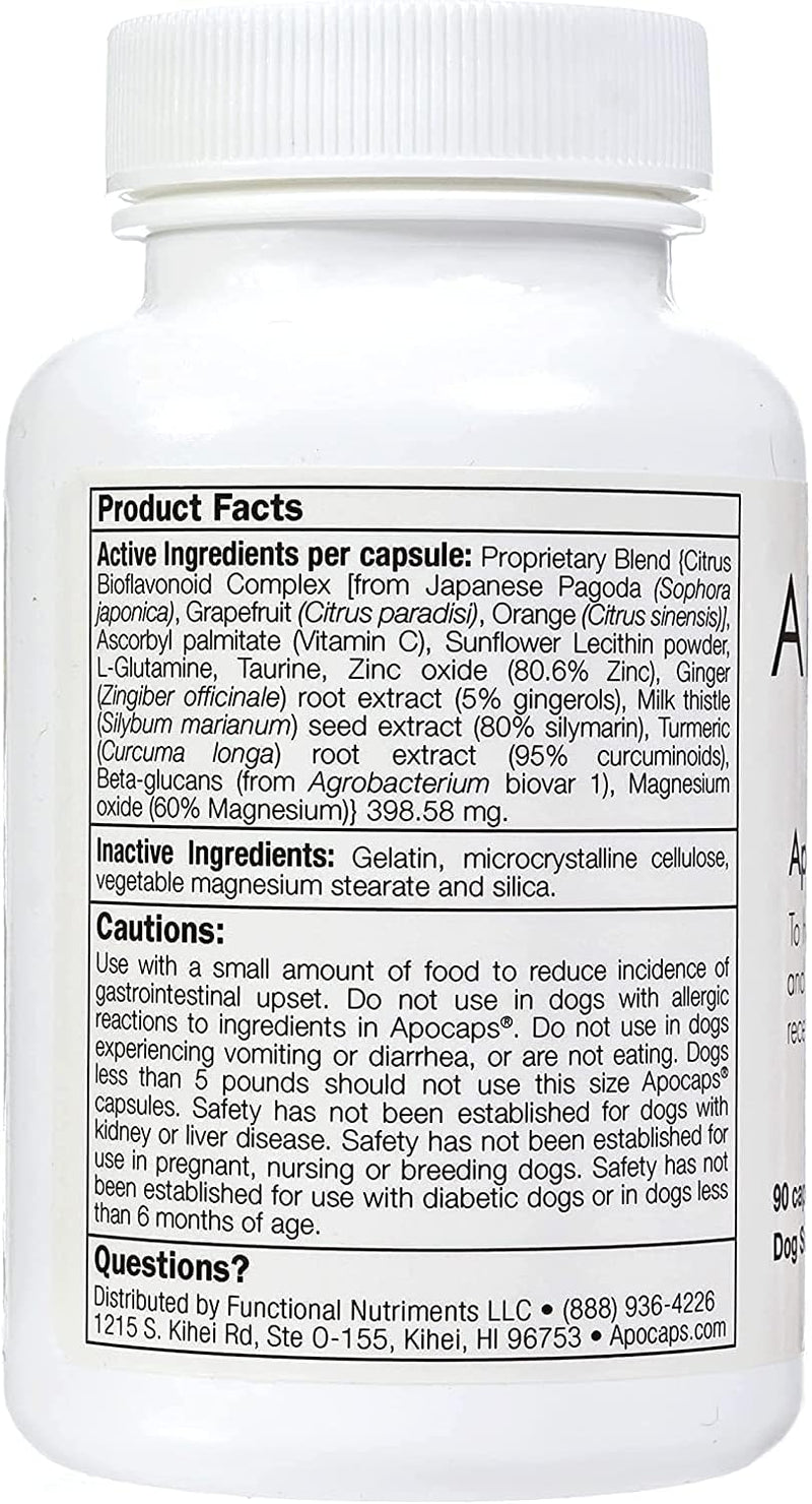 apocaps-cx-apoptogen-formula-for-dogs-90-capsules---supports-normal-levels-of-apoptosis-human-grade-ingredients-including-citrus-bioflavonoids-silymarin-curcumin-and-turmeric-biovadex-3