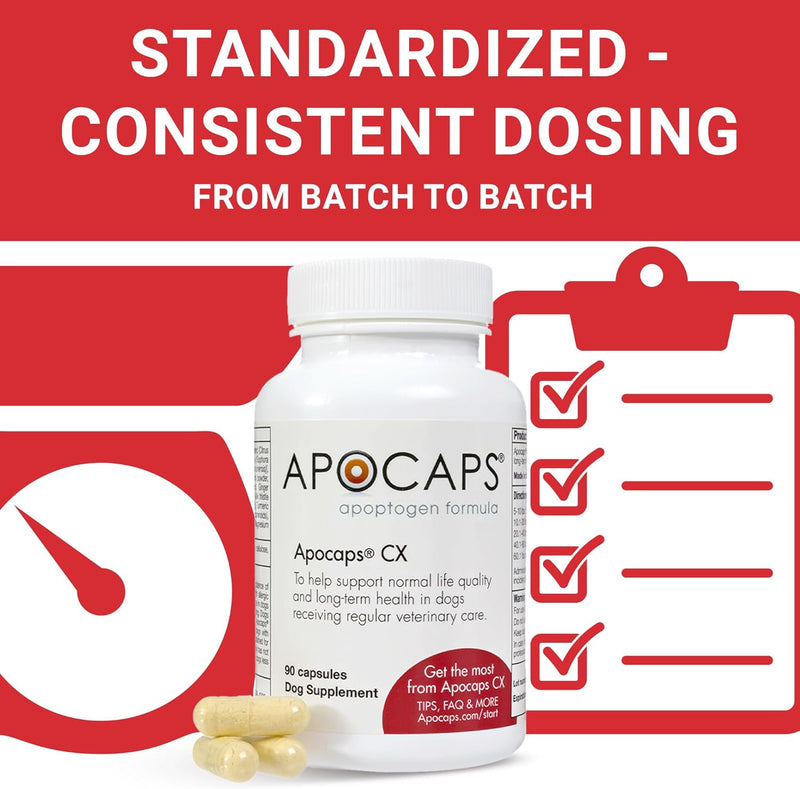apocaps-cx-apoptogen-formula-for-dogs-90-capsules---supports-normal-levels-of-apoptosis-human-grade-ingredients-including-citrus-bioflavonoids-silymarin-curcumin-and-turmeric-biovadex-7