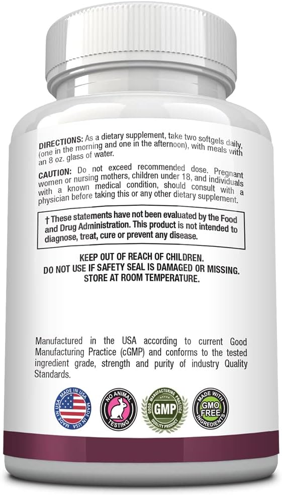 approved-science-evening-primrose-oil---maximum-strength---cold-pressed---10-gla---hormonal-balance-skin-and-heart-health---60-softgels---all-natural-2