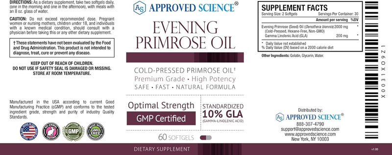 approved-science-evening-primrose-oil---maximum-strength---cold-pressed---10-gla---hormonal-balance-skin-and-heart-health---60-softgels---all-natural-5