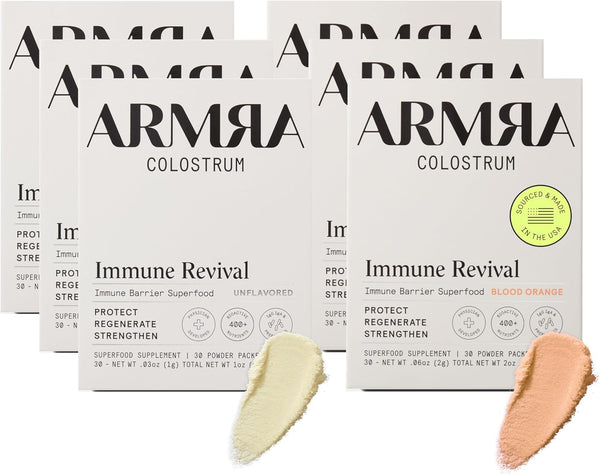 armra-colostrum-premium-powder-grass-fed-gut-health-bloating-immunity-skin-hair-contains-400-bioactive-nutrients-keto-gluten-fat-free-unflavored-blood-orange-bundle-180-servings-1