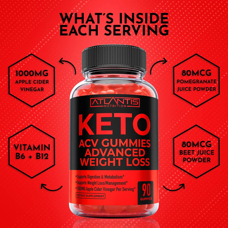 atlantis-nutrition-keto-acv-gummies-for-weight-loss---supports-digestion-weight-loss-detox-cleansing---apple-cider-vinegar-gummies-formulated-with-1000mg-acv-per-serving---90-count-5