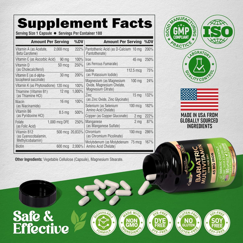 bariatric-multivitamin---45-mg-iron-supplements---made-in-usa---for-women-men---all-in-one-21-essential-vitamins---gastric-sleeve-support---free-of-sugar-gluten-soy---180-capsules-once-daily-7