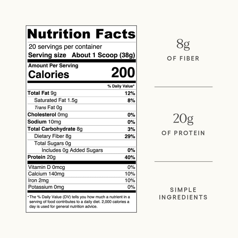 be-well-by-kelly-vanilla-plant-based-protein-powder-vegan-20g-protein-8g-fiber-0-net-carb-3-ingredients-20-servings-9-amino-acids3-bcaas-no-soy-no-dairy-stevia-free-no-sugar-added-168lb-760g-4