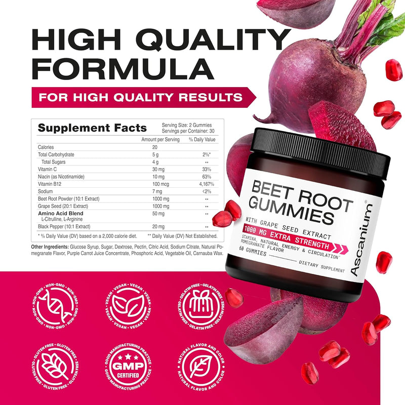 beet-root-gummies-1000mg-grape-seed-extract-1000mg---beet-gummies-for-circulation-support---beet-chews-support-energy-stamina---60-pcs-3