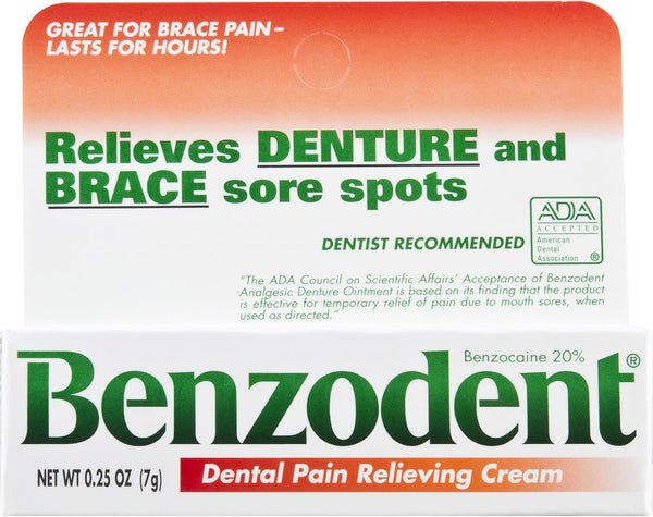 benzodent-dental-pain-relieving-cream-for-dentures-and-braces-025-ounce-tube-1