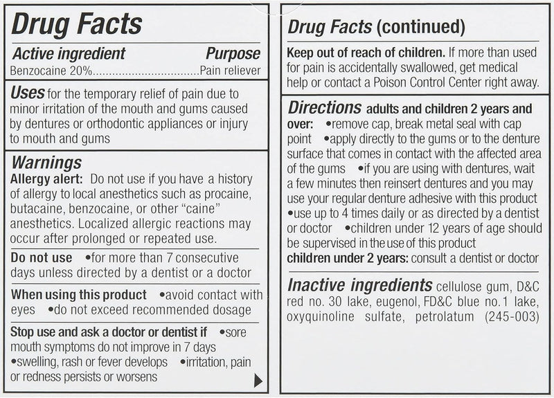 benzodent-dental-pain-relieving-cream-for-dentures-and-braces-025-ounce-tube-2