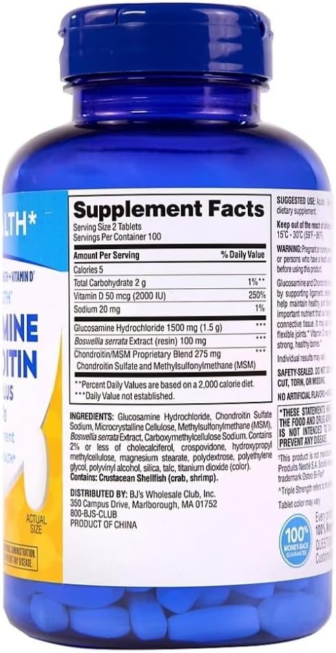 berkley-jensen-glucosamine-chondroitin-triple-strength-glucosamine-chondroitin-complex-with-msm-and-d3-joint-supplement-tablets-for-joint-support-and-cartilages-nsf-certified-200-ct-pack-of-1-2